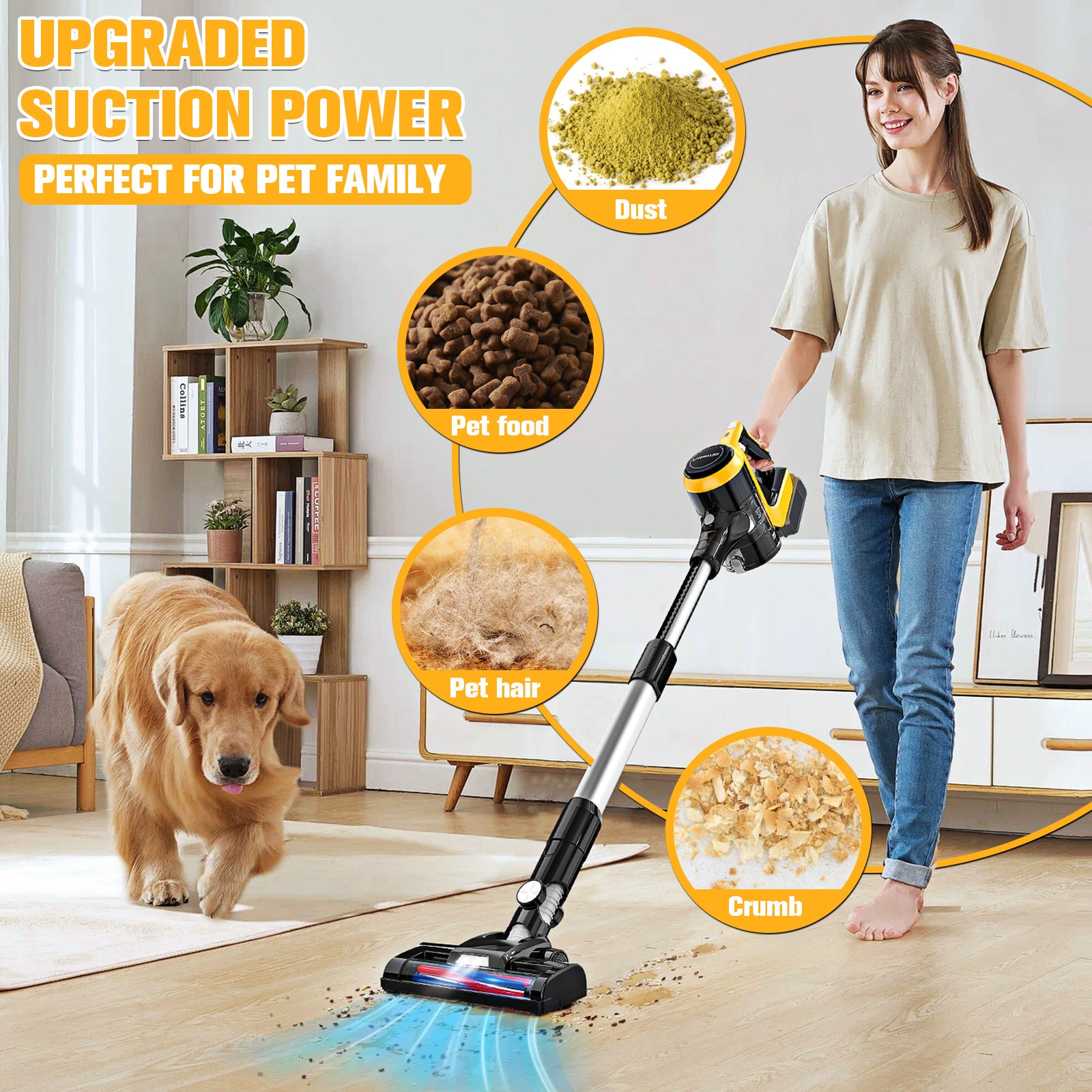 Best battery powered vacuum for pet hair sale