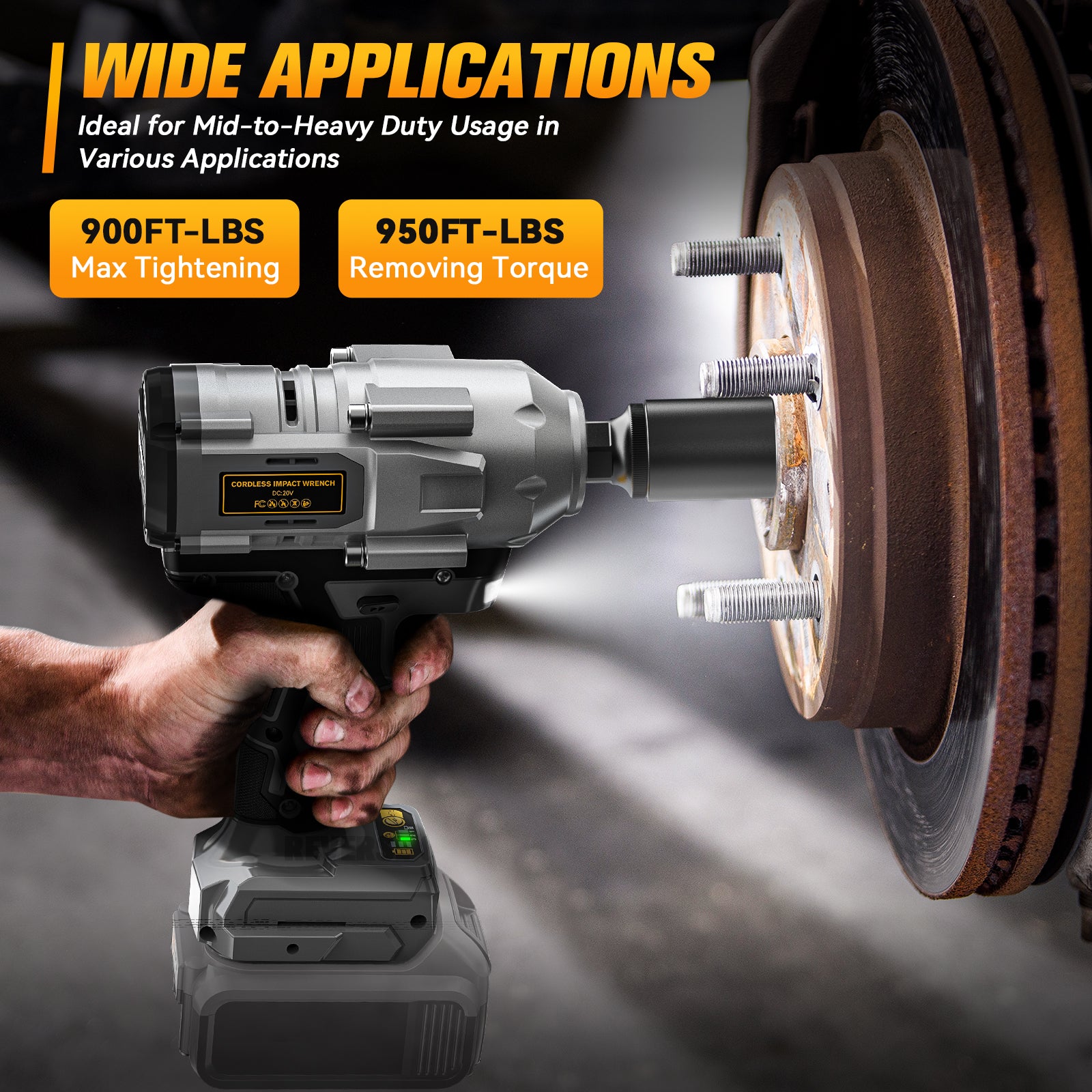 impact wrench for lug nuts