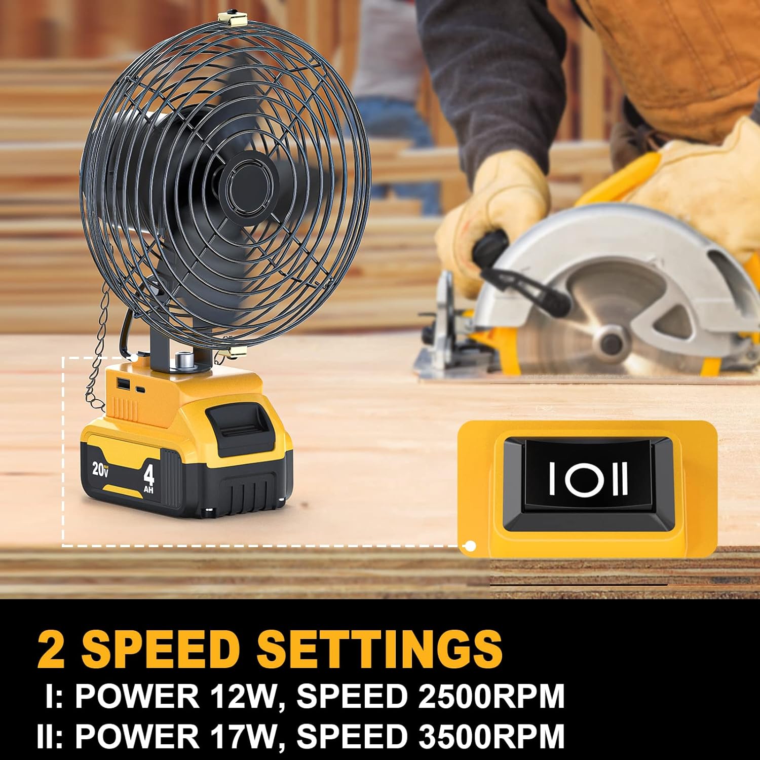 dewalt 20v fan