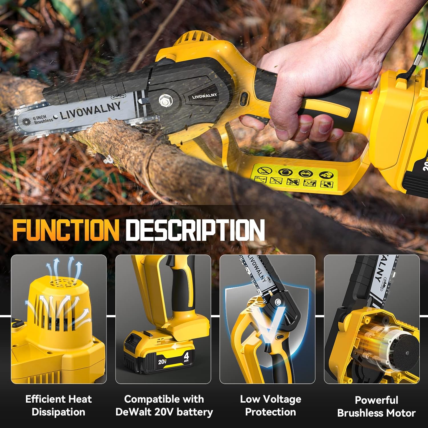 Dewalt 36v chainsaw sale