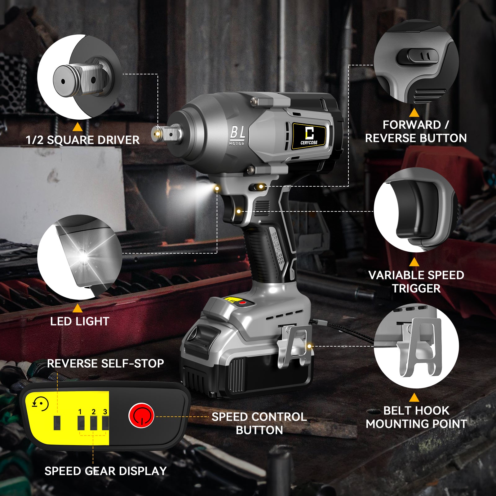 1/2 in impact wrench