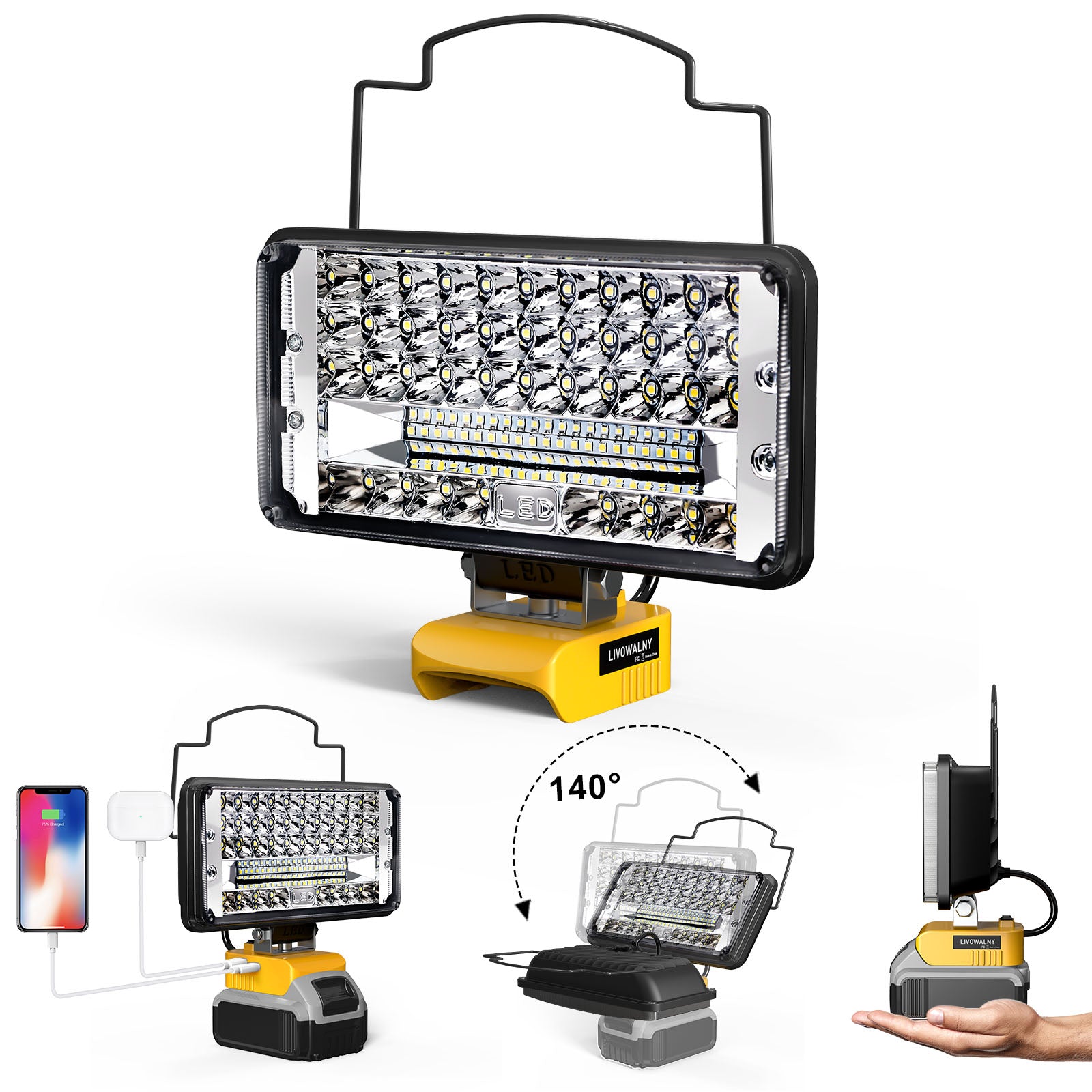 rechargeable led work light