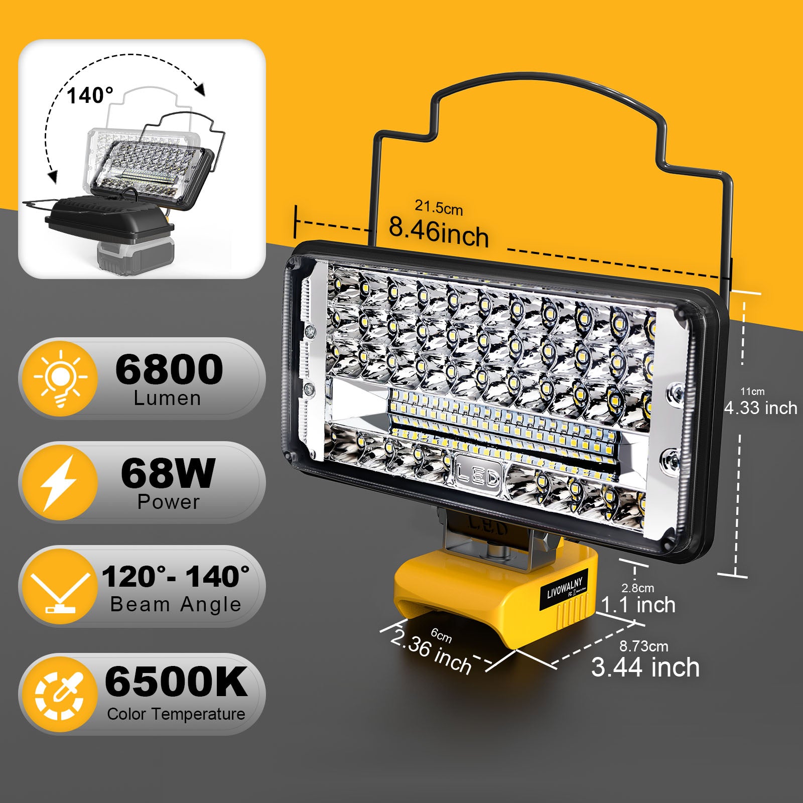 dewalt light 20v