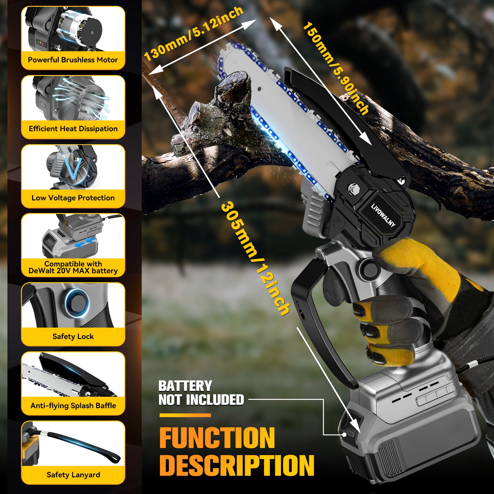 mini chainsaw