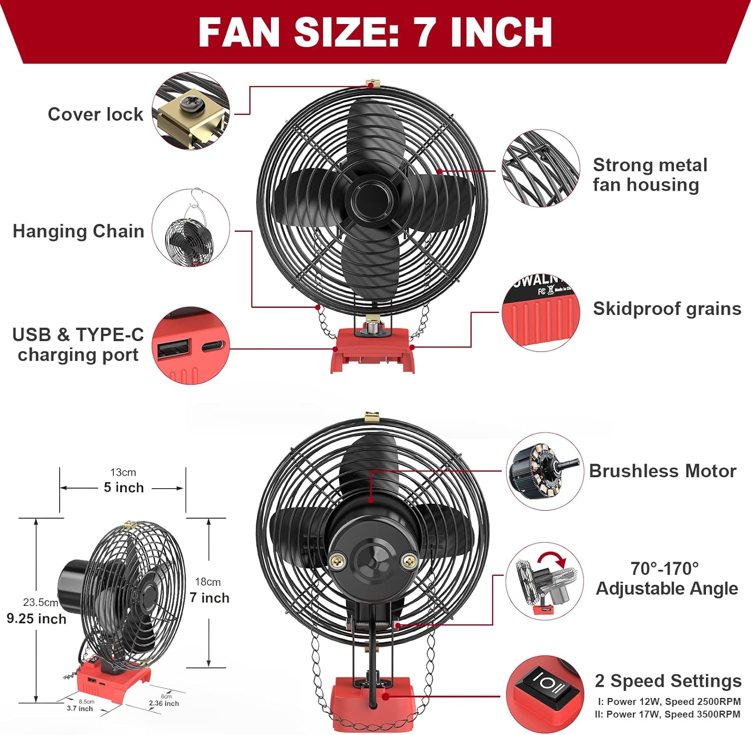 best battery powered fan